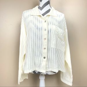 NWT free people beach oversize huge pocket top